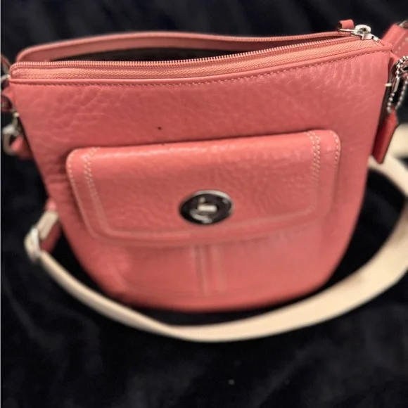 Coach Coral Crossbody Bag with Gold Details - Picture 14 of 16